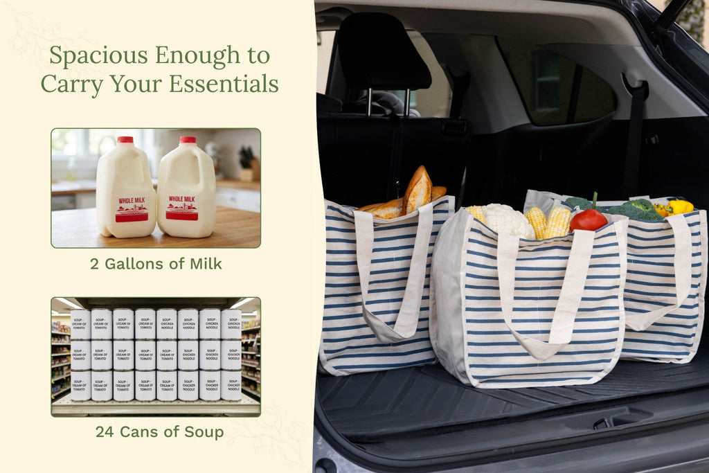 Canvas Grocery Tote Bags